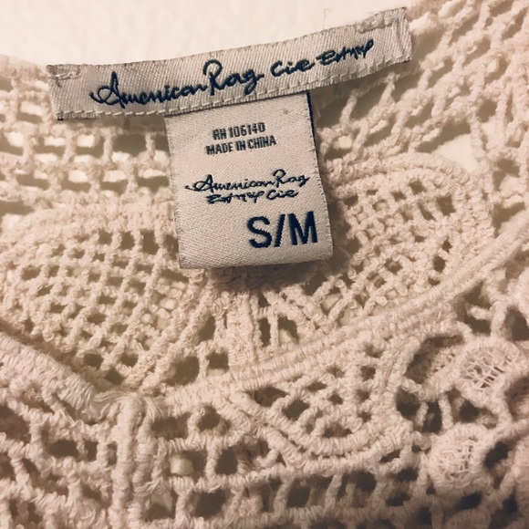 Boho Crochet Top - Beige - Picture 3 of 3